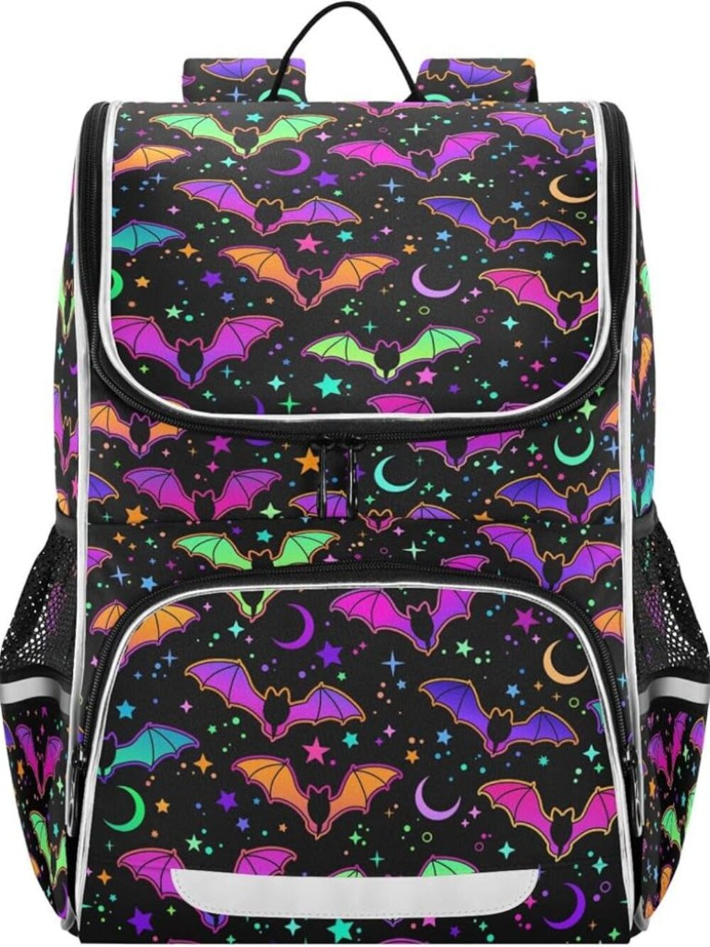 Adult/kids neon backpack with bats
